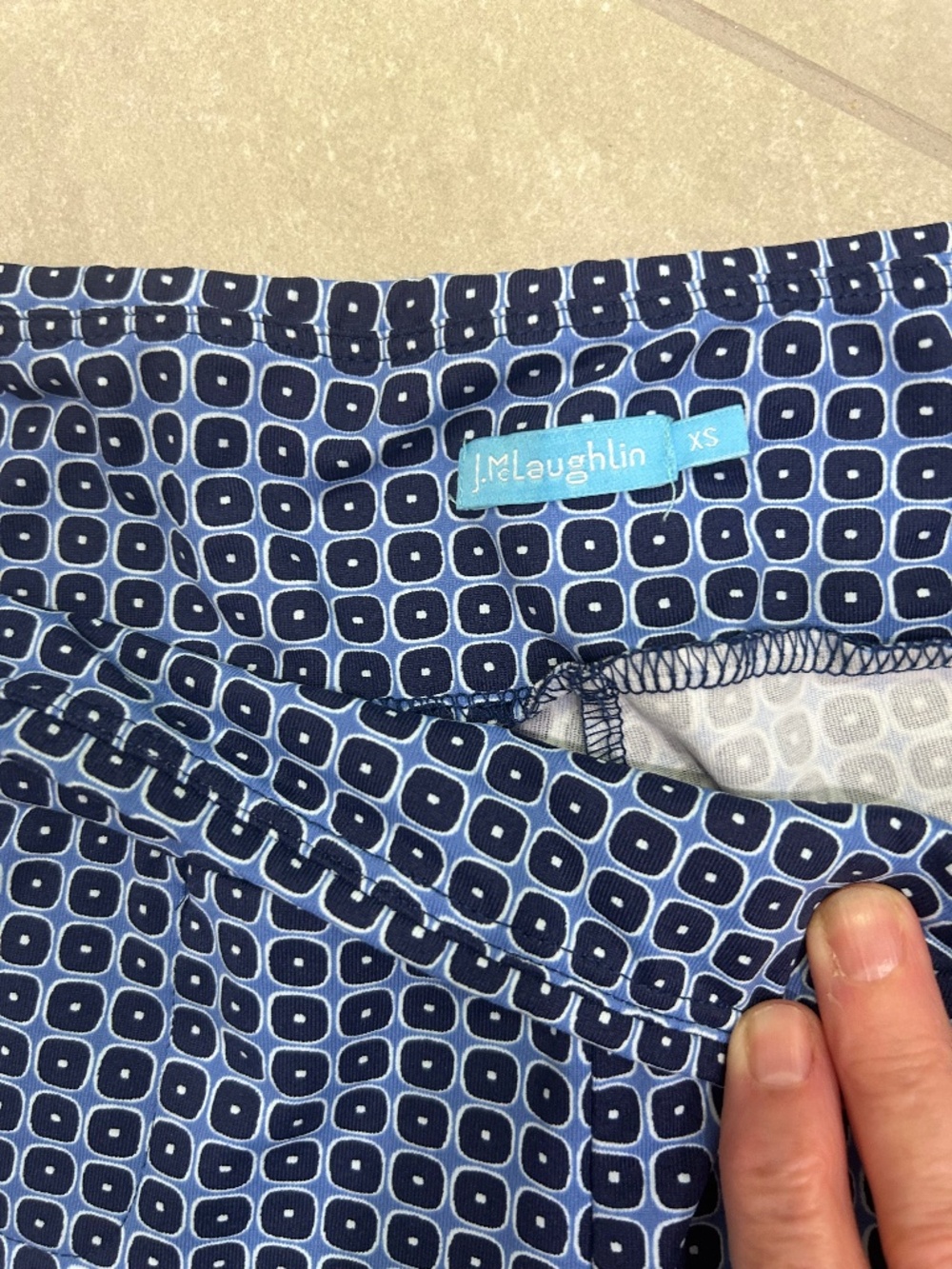 J McLaughlin XS Carmel NWOT catalina cloth pants women stretch pullon straight